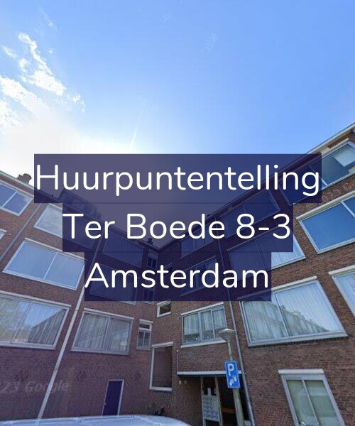 Foto gevel Huurpuntentelling voor Ter Boede 8-3, Amsterdam