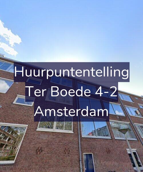 Foto gevel Huurpuntentelling voor Ter Boede 4-2, Amsterdam