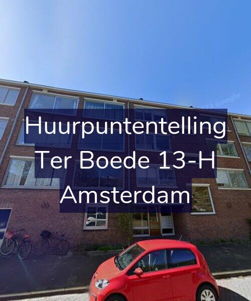 Foto gevel Huurpuntentelling voor Ter Boede 13-H, Amsterdam