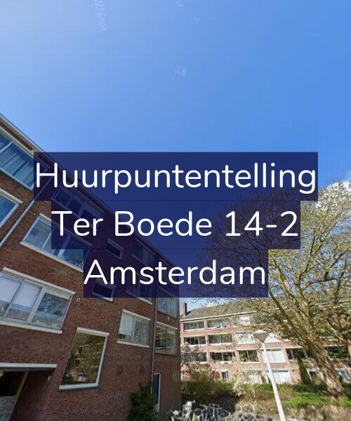 Foto gevel Huurpuntentelling voor Ter Boede 14-2, Amsterdam