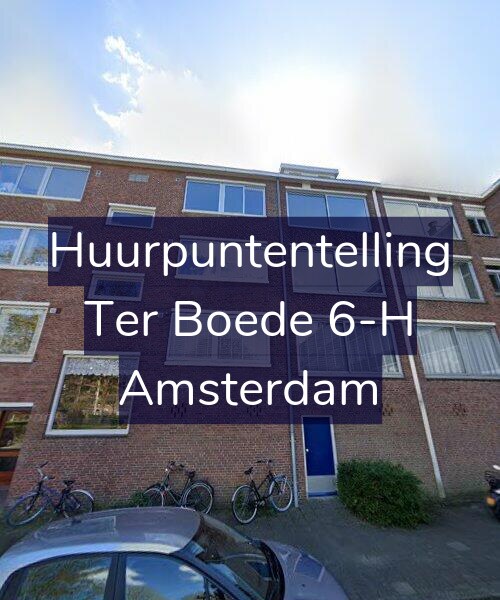 Foto gevel Huurpuntentelling voor Ter Boede 6-H, Amsterdam