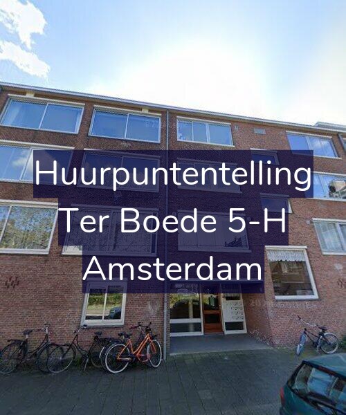 Foto gevel Huurpuntentelling voor Ter Boede 5-H, Amsterdam