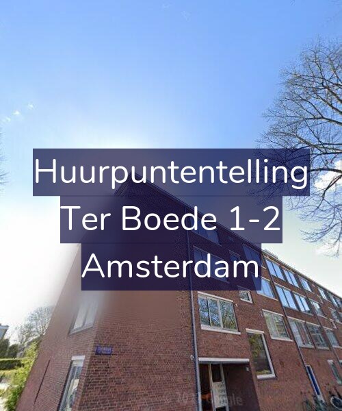 Foto gevel Huurpuntentelling voor Ter Boede 1-2, Amsterdam