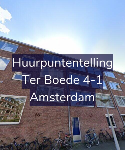 Foto gevel Huurpuntentelling voor Ter Boede 4-1, Amsterdam