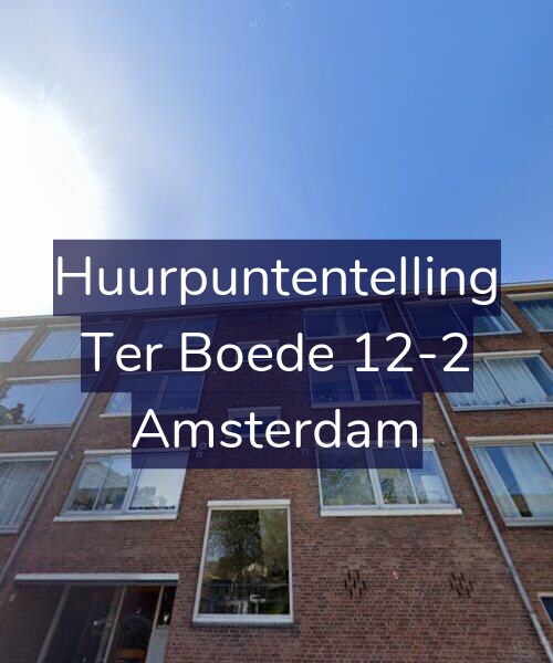 Foto gevel Huurpuntentelling voor Ter Boede 12-2, Amsterdam