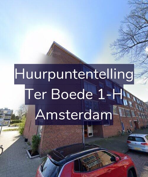 Foto gevel Huurpuntentelling voor Ter Boede 1-H, Amsterdam