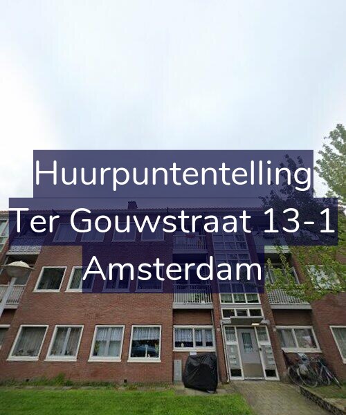 Foto gevel Huurpuntentelling voor Ter Gouwstraat 13-1, Amsterdam