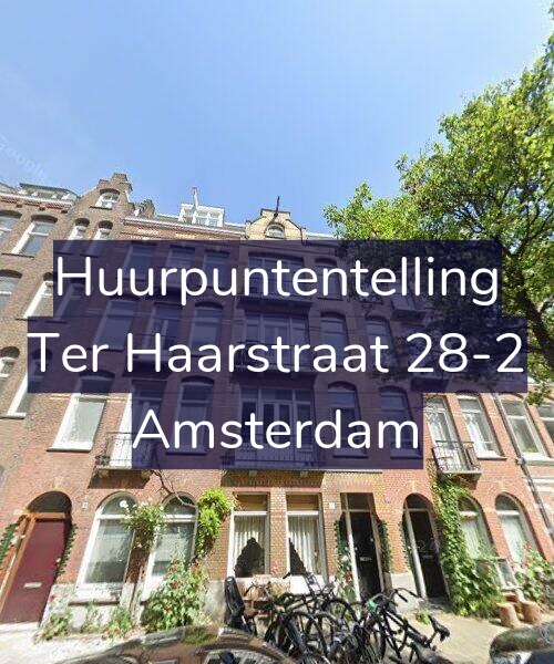 Foto gevel Huurpuntentelling voor Ter Haarstraat 28-2, Amsterdam