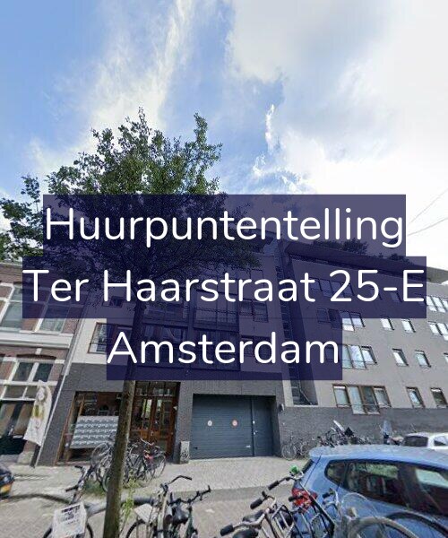Foto gevel Huurpuntentelling voor Ter Haarstraat 25-E, Amsterdam
