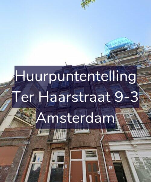 Foto gevel Huurpuntentelling voor Ter Haarstraat 9-3, Amsterdam