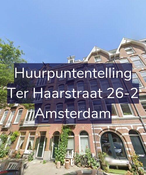 Foto gevel Huurpuntentelling voor Ter Haarstraat 26-2, Amsterdam