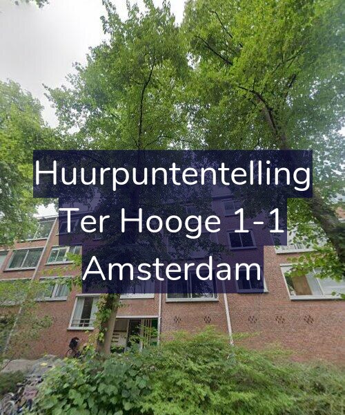 Foto gevel Huurpuntentelling voor Ter Hooge 1-1, Amsterdam
