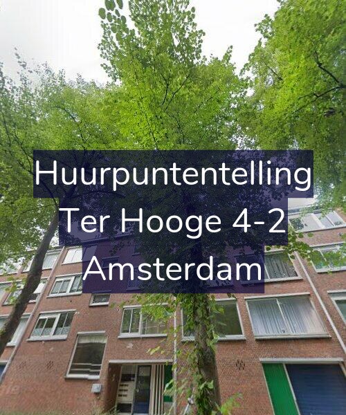 Foto gevel Huurpuntentelling voor Ter Hooge 4-2, Amsterdam