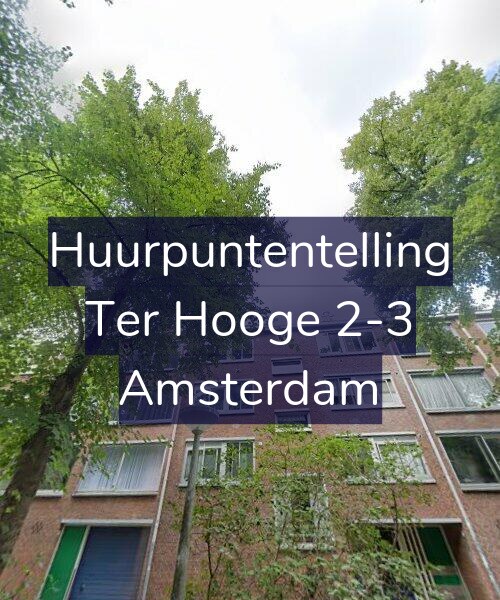 Foto gevel Huurpuntentelling voor Ter Hooge 2-3, Amsterdam