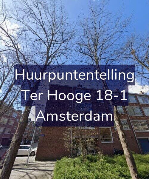 Foto gevel Huurpuntentelling voor Ter Hooge 18-1, Amsterdam