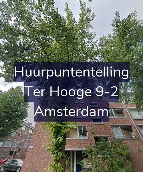 Foto gevel Huurpuntentelling voor Ter Hooge 9-2, Amsterdam
