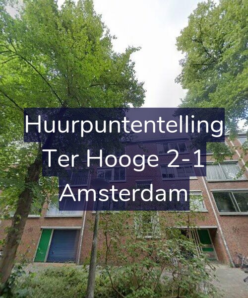 Foto gevel Huurpuntentelling voor Ter Hooge 2-1, Amsterdam