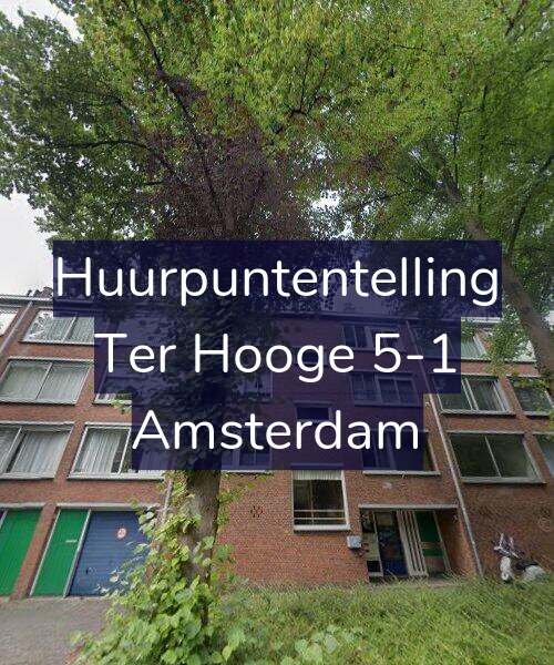 Foto gevel Huurpuntentelling voor Ter Hooge 5-1, Amsterdam