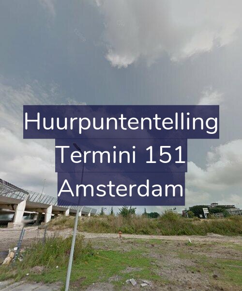 Foto gevel Huurpuntentelling voor Termini 151, Amsterdam