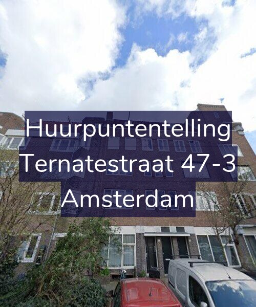 Foto gevel Huurpuntentelling voor Ternatestraat 47-3, Amsterdam