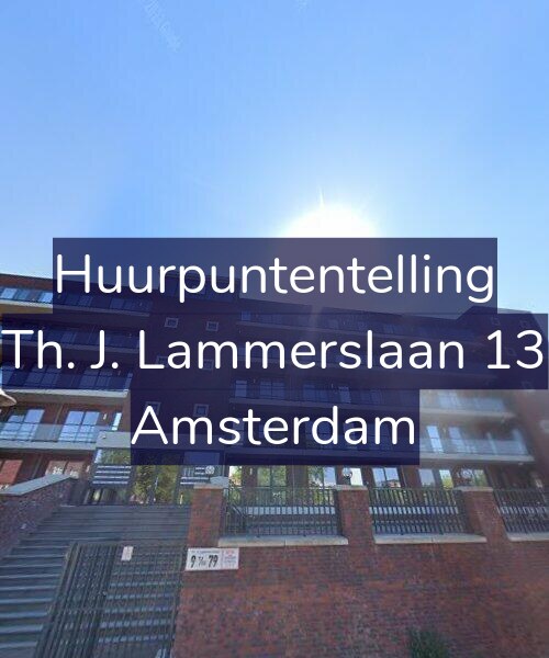 Foto gevel Huurpuntentelling voor Th. J. Lammerslaan 13, Amsterdam