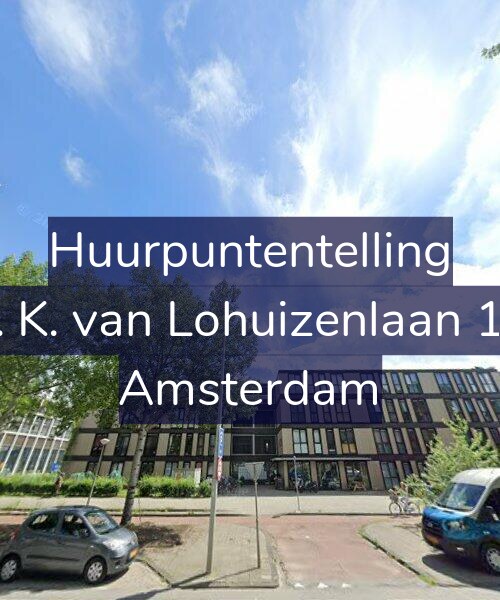 Foto gevel Huurpuntentelling voor Th. K. van Lohuizenlaan 100, Amsterdam