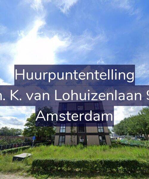 Foto gevel Huurpuntentelling voor Th. K. van Lohuizenlaan 94, Amsterdam