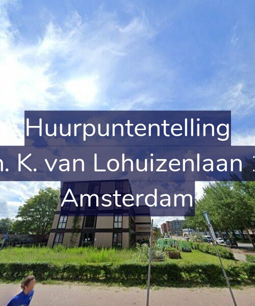 Foto gevel Huurpuntentelling voor Th. K. van Lohuizenlaan 10, Amsterdam