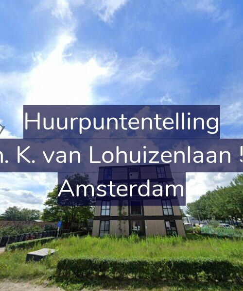Foto gevel Huurpuntentelling voor Th. K. van Lohuizenlaan 54, Amsterdam