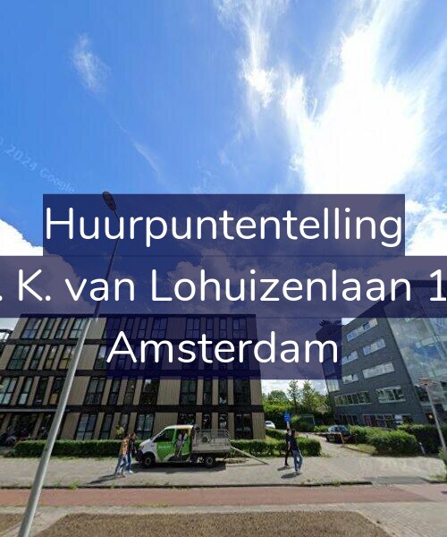 Foto gevel Huurpuntentelling voor Th. K. van Lohuizenlaan 154, Amsterdam