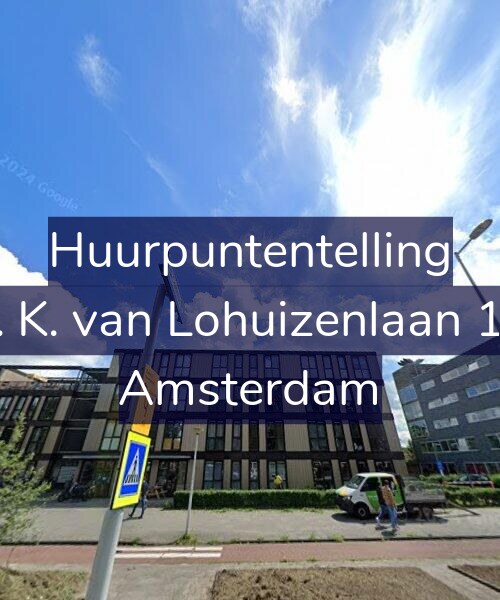 Foto gevel Huurpuntentelling voor Th. K. van Lohuizenlaan 158, Amsterdam