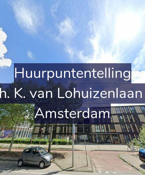 Foto gevel Huurpuntentelling voor Th. K. van Lohuizenlaan 2, Amsterdam