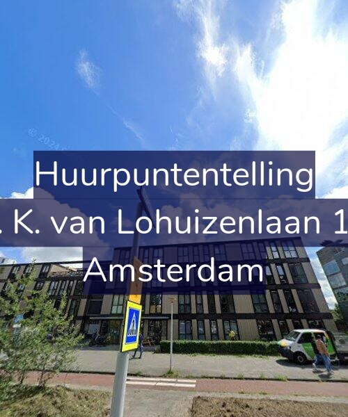 Foto gevel Huurpuntentelling voor Th. K. van Lohuizenlaan 106, Amsterdam