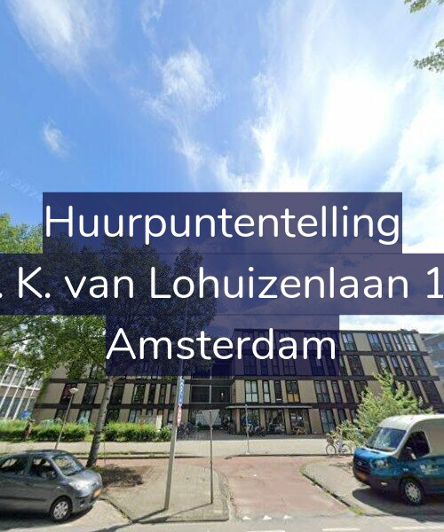 Foto gevel Huurpuntentelling voor Th. K. van Lohuizenlaan 142, Amsterdam