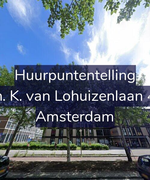 Foto gevel Huurpuntentelling voor Th. K. van Lohuizenlaan 44, Amsterdam
