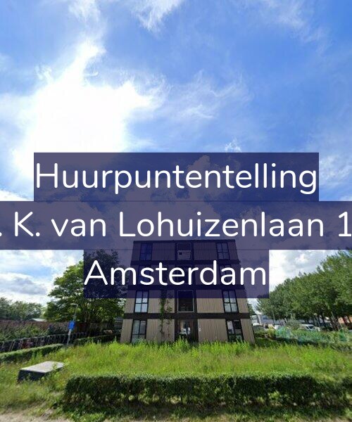 Foto gevel Huurpuntentelling voor Th. K. van Lohuizenlaan 136, Amsterdam