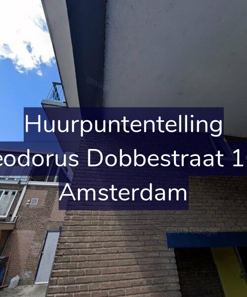 Foto gevel Huurpuntentelling voor Theodorus Dobbestraat 10-1, Amsterdam