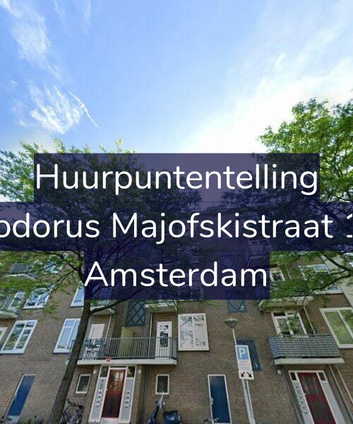 Foto gevel Huurpuntentelling voor Theodorus Majofskistraat 13-2, Amsterdam