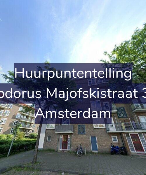 Foto gevel Huurpuntentelling voor Theodorus Majofskistraat 33-1, Amsterdam