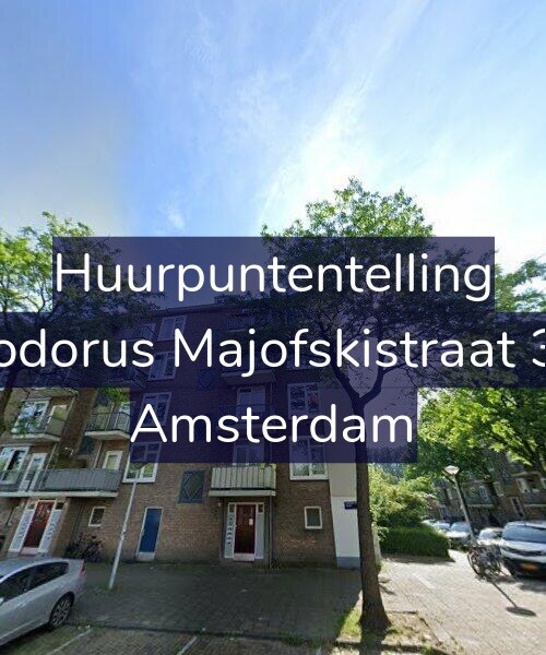 Foto gevel Huurpuntentelling voor Theodorus Majofskistraat 31-1, Amsterdam