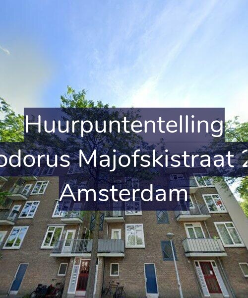 Foto gevel Huurpuntentelling voor Theodorus Majofskistraat 29-3, Amsterdam
