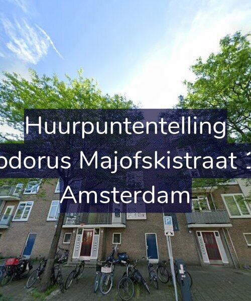 Foto gevel Huurpuntentelling voor Theodorus Majofskistraat 13-1, Amsterdam
