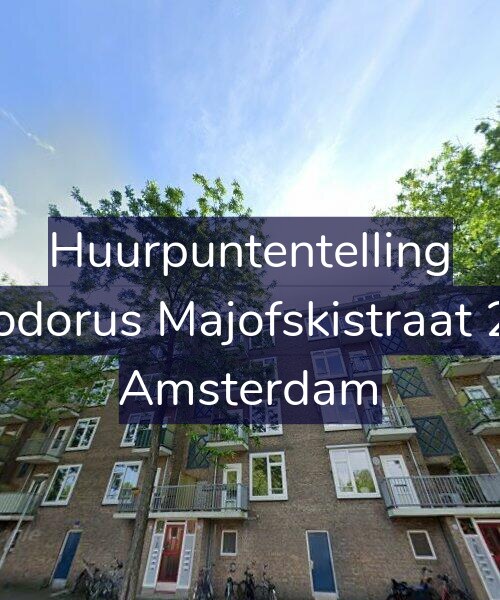 Foto gevel Huurpuntentelling voor Theodorus Majofskistraat 25-3, Amsterdam