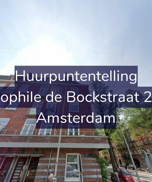 Foto gevel Huurpuntentelling voor Theophile de Bockstraat 23-3, Amsterdam
