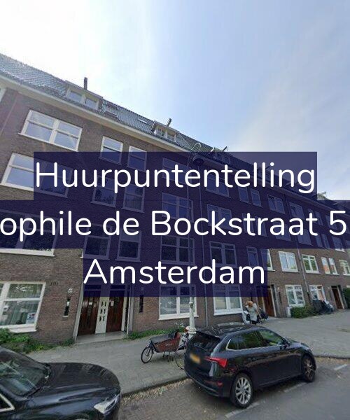 Foto gevel Huurpuntentelling voor Theophile de Bockstraat 51-H, Amsterdam