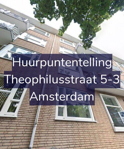 Foto gevel Huurpuntentelling voor Theophilusstraat 5-3, Amsterdam