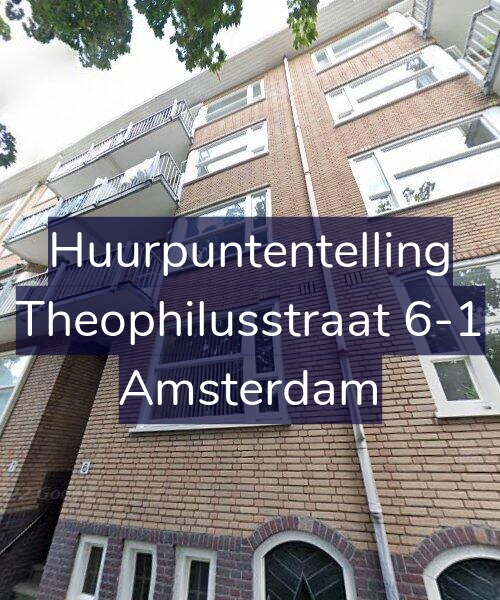 Foto gevel Huurpuntentelling voor Theophilusstraat 6-1, Amsterdam