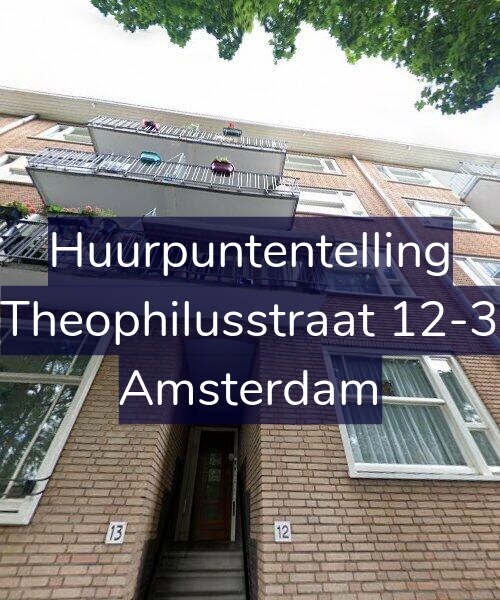 Foto gevel Huurpuntentelling voor Theophilusstraat 12-3, Amsterdam