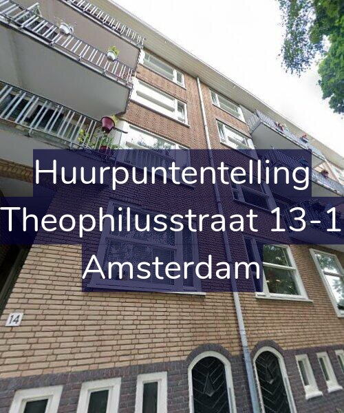 Foto gevel Huurpuntentelling voor Theophilusstraat 13-1, Amsterdam