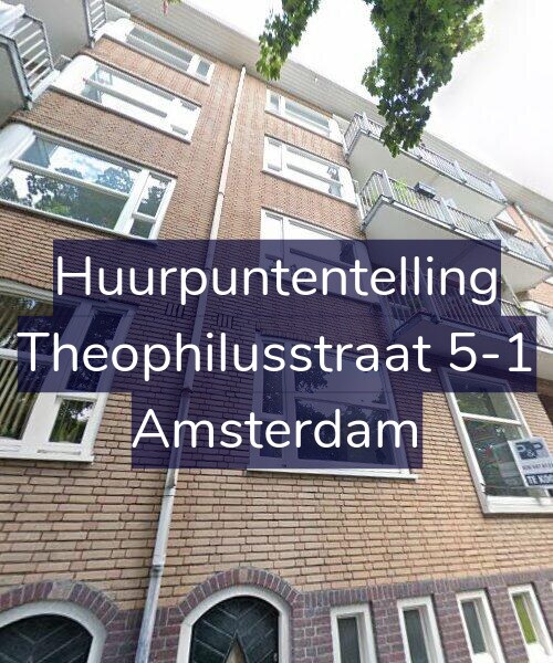 Foto gevel Huurpuntentelling voor Theophilusstraat 5-1, Amsterdam